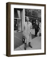 UN Secretary General Dag Hammarskjold-Lisa Larsen-Framed Photographic Print