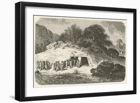Un Tumulus a L'Epoque De La Pierre Polie-Emile Antoine Bayard-Framed Giclee Print