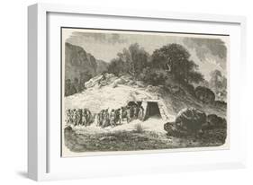 Un Tumulus a L'Epoque De La Pierre Polie-Emile Antoine Bayard-Framed Giclee Print