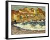 Un Village Au Bord De La Mer, 1896-1897 (Oil on Burlap)-Louis Valtat-Framed Giclee Print