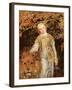 Una and the Lion, Exh. 1860-William Bell Scott-Framed Giclee Print