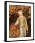 Una and the Lion, Exh. 1860-William Bell Scott-Framed Giclee Print