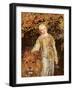 Una and the Lion, Exh. 1860-William Bell Scott-Framed Giclee Print