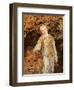 Una and the Lion, Exh. 1860-William Bell Scott-Framed Giclee Print