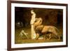 Una and the Lion, from Spenser's Faerie Queene, 1880-Briton Rivi?re-Framed Giclee Print