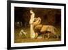 Una and the Lion, from Spenser's Faerie Queene, 1880-Briton Rivi?re-Framed Giclee Print