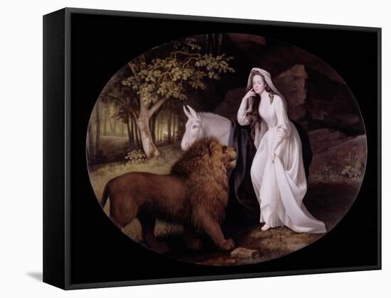 Una and the Lion (Isabella Saltonstall as Una in Spenser's 'Faerie Queene'), 1782-George Stubbs-Framed Stretched Canvas