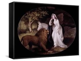 Una and the Lion (Isabella Saltonstall as Una in Spenser's 'Faerie Queene'), 1782-George Stubbs-Framed Stretched Canvas