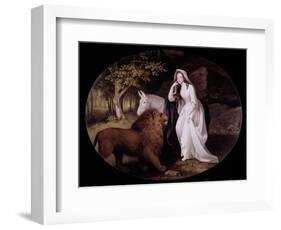 Una and the Lion (Isabella Saltonstall as Una in Spenser's 'Faerie Queene'), 1782-George Stubbs-Framed Giclee Print