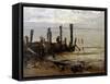 Una estacada (Villerville), 1877-1884-Carlos de Haes-Framed Stretched Canvas