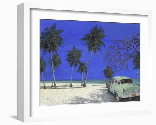 Una Macchina a Cuba-Guido Borelli-Framed Giclee Print