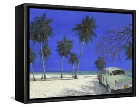 Una Macchina a Cuba-Guido Borelli-Framed Stretched Canvas