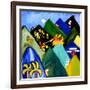 Una mañana en la cordillera, 1998, (oil on linen)-Cristina Rodriguez-Framed Giclee Print