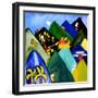 Una mañana en la cordillera, 1998, (oil on linen)-Cristina Rodriguez-Framed Giclee Print