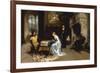 Una Partita a Scacchi, c.1881-Girolamo Induno-Framed Giclee Print