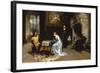 Una Partita a Scacchi, c.1881-Girolamo Induno-Framed Giclee Print