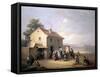 Una Venta, 1843-Jose Elbo-Framed Stretched Canvas