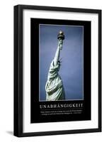 Unabhängigkeit: Motivationsposter Mit Inspirierendem Zitat-null-Framed Premium Photographic Print