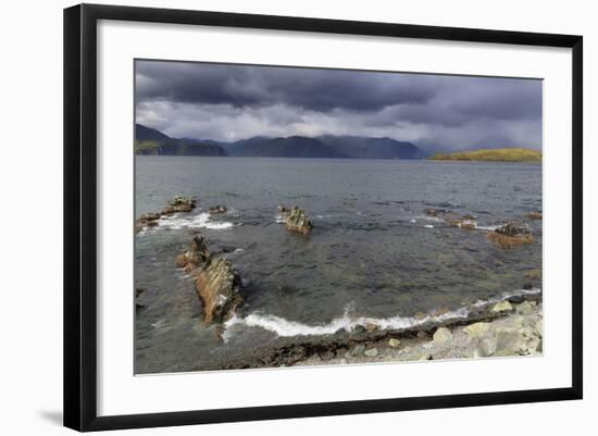 Unalaska Bay, Dutch Harbor, Aleutian Islands, Alaska, United States of America, North America-Richard Cummins-Framed Photographic Print