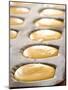 Unbaked Lemon Madeleines in the Baking Tin-Alain Caste-Mounted Photographic Print