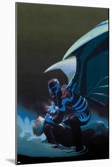 Uncanny X-Force No.10 Cover: Archangel Crouching-Esad Ribic-Mounted Poster