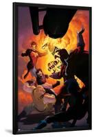 Uncanny X-Force No.11: Magneto, Sabretooth, Wolverine, Jean Grey, Sunfire-Esad Ribic-Lamina Framed Poster