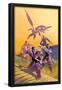 Uncanny X-Force No.6 Cover: Wolverine, Psylocke, and Fantomax-Esad Ribic-Framed Poster