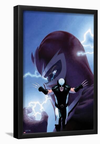 Uncanny X-Force No.9 Cover: Wolverine and Magneto-Esad Ribic-Framed Poster