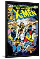 Uncanny X-Men No.126 Cover: Wolverine, Colossus, Storm, Cyclops, Nightcrawler and X-Men Fighting-Dave Cockrum-Lamina Framed Poster