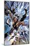 Uncanny X-Men No.531: Storm, Northstar, Angel, Dazzler, and Pixie Flying-Greg Land-Mounted Poster