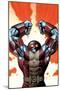 Uncanny X-Men No.543 Cover: Colossus Smashing-Greg Land-Mounted Poster