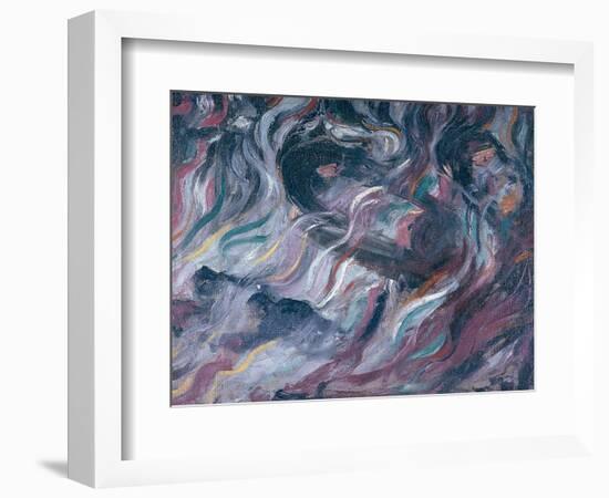 Uncertainties I, The Farewells 1911-Umberto Boccioni-Framed Giclee Print