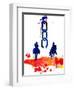 Unchained Watercolor-Lora Feldman-Framed Art Print