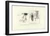 Unchilled Enthusiasm, Winter Bathing in the Serpentine-Phil May-Framed Giclee Print