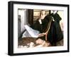 Uncle and Niece, C1876-Edgar Degas-Framed Giclee Print