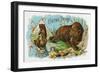 Uncle Brown Brand Cigar Box Label, Brown Bears-Lantern Press-Framed Art Print