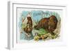 Uncle Brown Brand Cigar Box Label, Brown Bears-Lantern Press-Framed Art Print