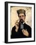 Uncle Dominique as a Lawyer, 1866-Paul Cézanne-Framed Giclee Print