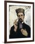 Uncle Dominique as a Lawyer-Paul Cézanne-Framed Art Print