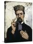 Uncle Dominique as a Lawyer-Paul Cézanne-Stretched Canvas