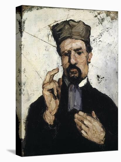 Uncle Dominique as a Lawyer-Paul Cézanne-Stretched Canvas