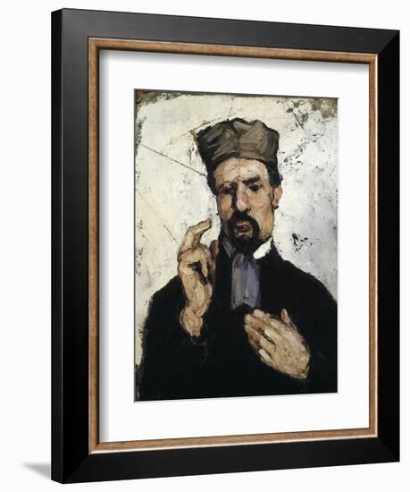 Uncle Dominique as a Lawyer-Paul Cézanne-Framed Art Print