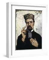 Uncle Dominique as a Lawyer-Paul Cézanne-Framed Art Print