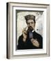 Uncle Dominique as a Lawyer-Paul Cézanne-Framed Art Print