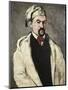Uncle Dominique (Man in a Cotton Hat)-Paul Cézanne-Mounted Giclee Print