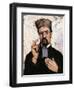 Uncle Dominique (The Lawyer)-Paul Cézanne-Framed Giclee Print