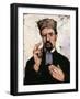 Uncle Dominique (The Lawyer)-Paul Cézanne-Framed Giclee Print