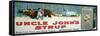 Uncle John's Maple Syrup Framed Ad-New England Maple Syrup Co.-Framed Stretched Canvas