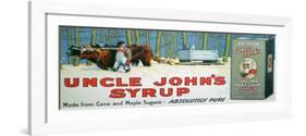 Uncle John's Maple Syrup Framed Ad-New England Maple Syrup Co.-Framed Art Print