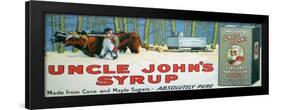 Uncle John's Maple Syrup Framed Ad-New England Maple Syrup Co.-Framed Art Print